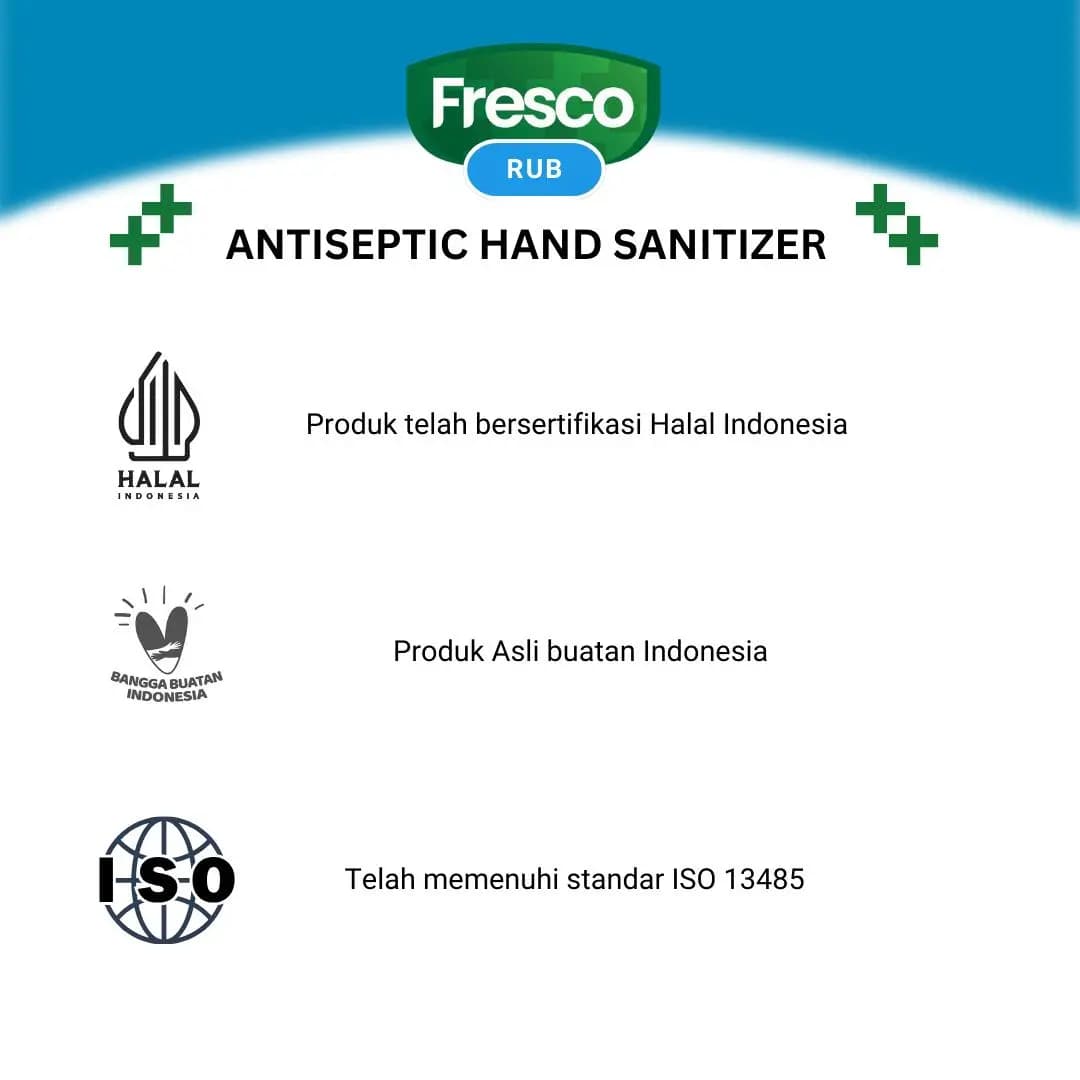 FRESCO Hand Rub - Antiseptic Hand Sanitizer 50ml