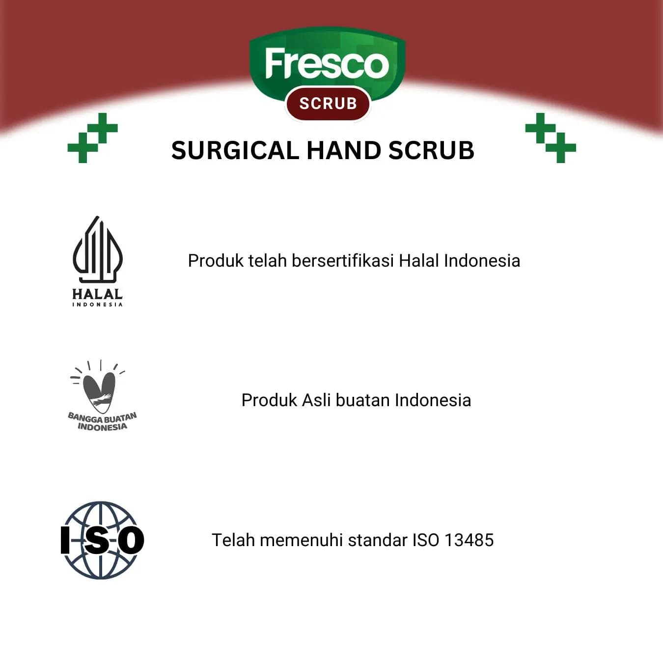 FRESCO Scrub - Sabun Cuci Tangan Setelah Tindakan Medis 500ml