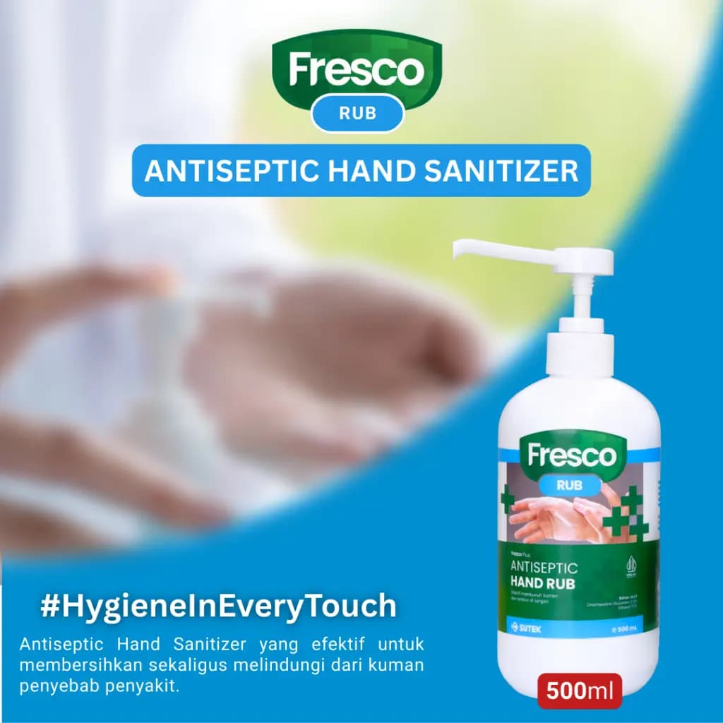 FRESCO Hand Rub - Antiseptic Hand Sanitizer 500ml