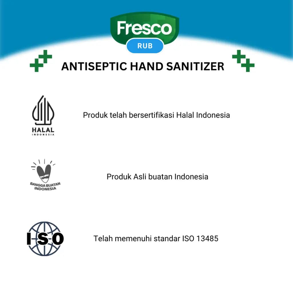 FRESCO Hand Rub - Antiseptic Hand Sanitizer 500ml