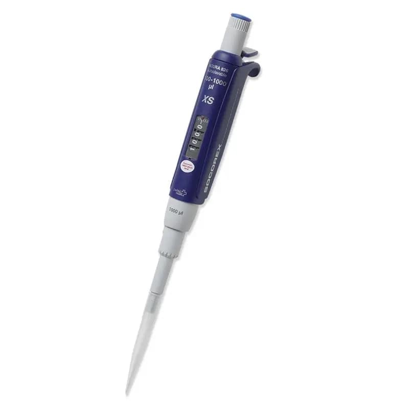 SOCOREX Acura 826 XS Manual Micropipette with Adjustable Volume