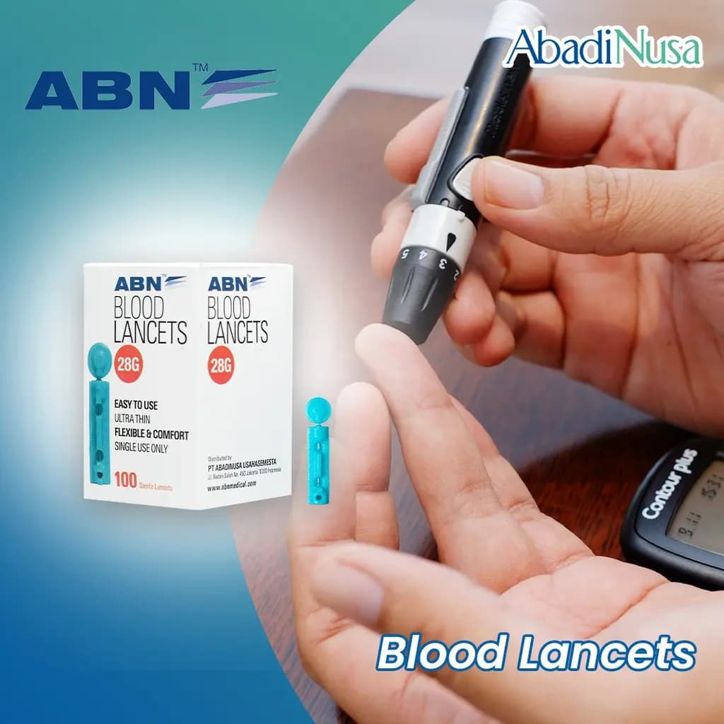 ABN Blood Lancet Jarum Tes Gula Darah