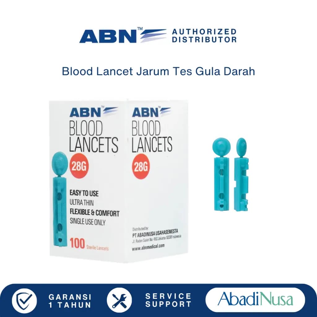 ABN Blood Lancet Jarum Tes Gula Darah