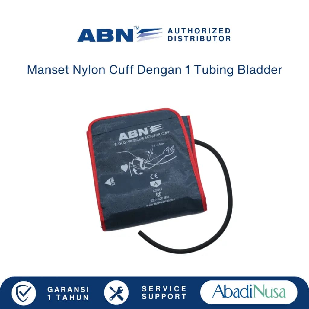 ABN Manset Digital Nylon Cuff 1 Tube Bladder