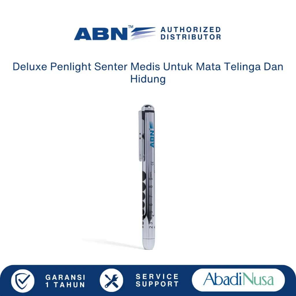 ABN Deluxe Penlight Senter Medis Untuk Mata Telinga Dan Hidung