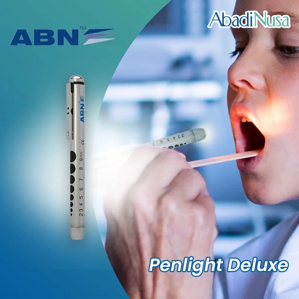 ABN Deluxe Penlight Senter Medis Untuk Mata Telinga Dan Hidung