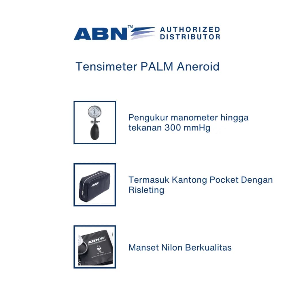 ABN Tensimeter PALM Aneroid Sphygmomanometer