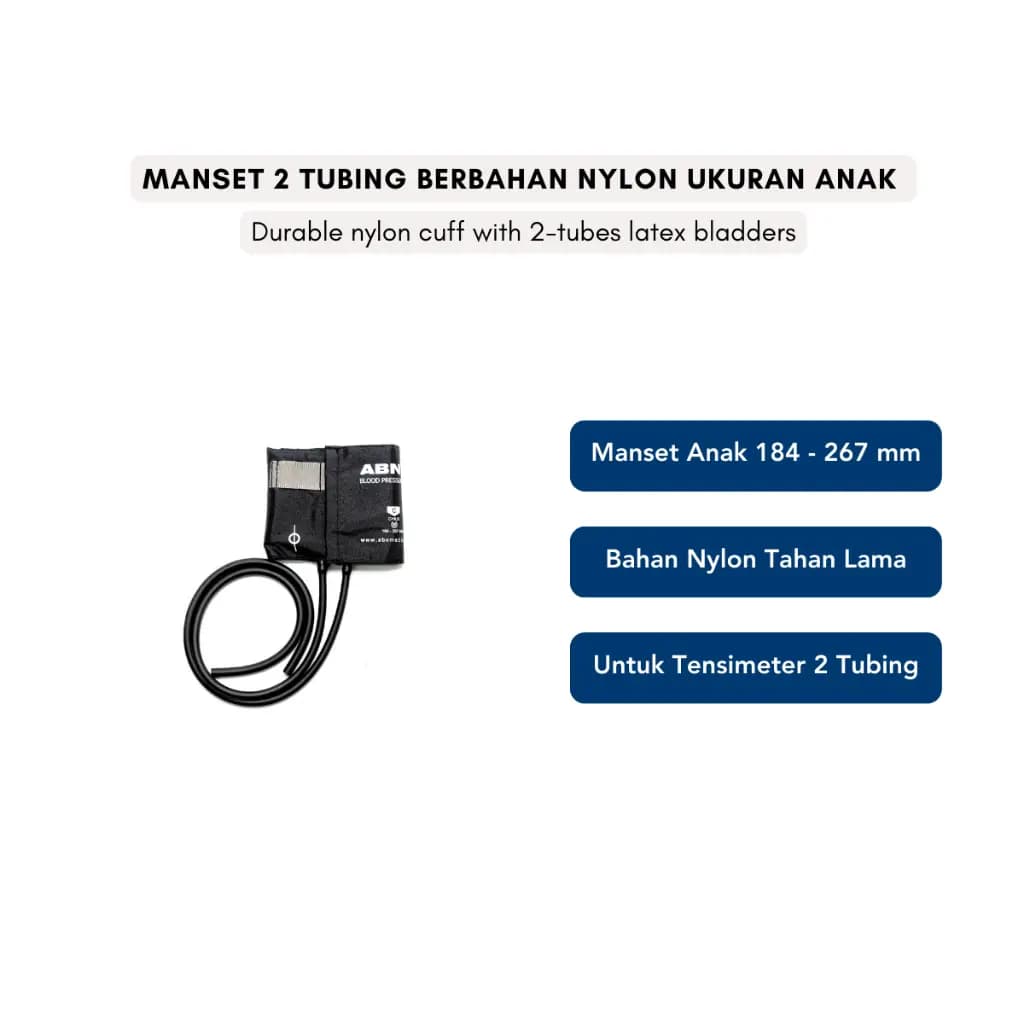 ABN Tensimeter Calibra Plus Dengan Manset Ukuran Dewasa Dan Anak