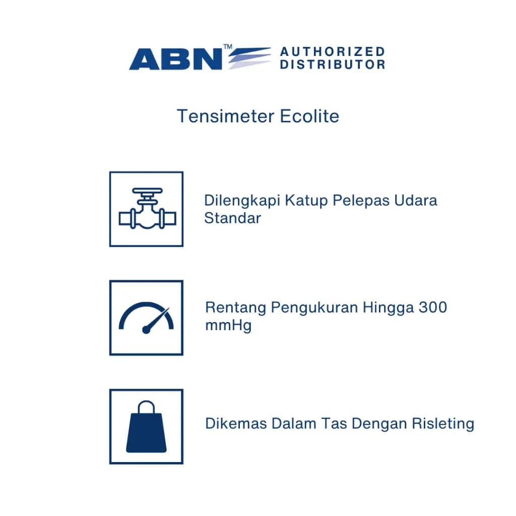 ABN Tensimeter Ecolite Aneroid Sphygmomanometer