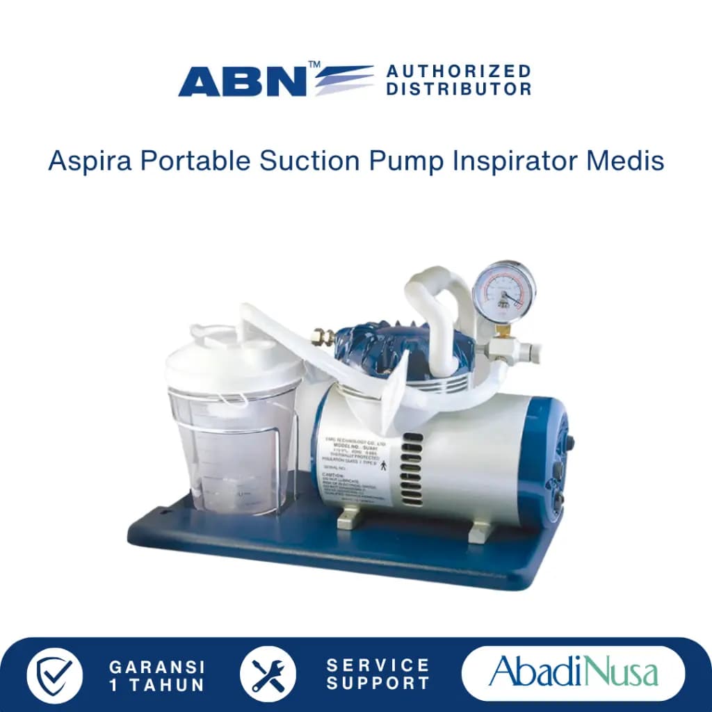 ABN Aspira Portable Suction Pump Inspirator Medis