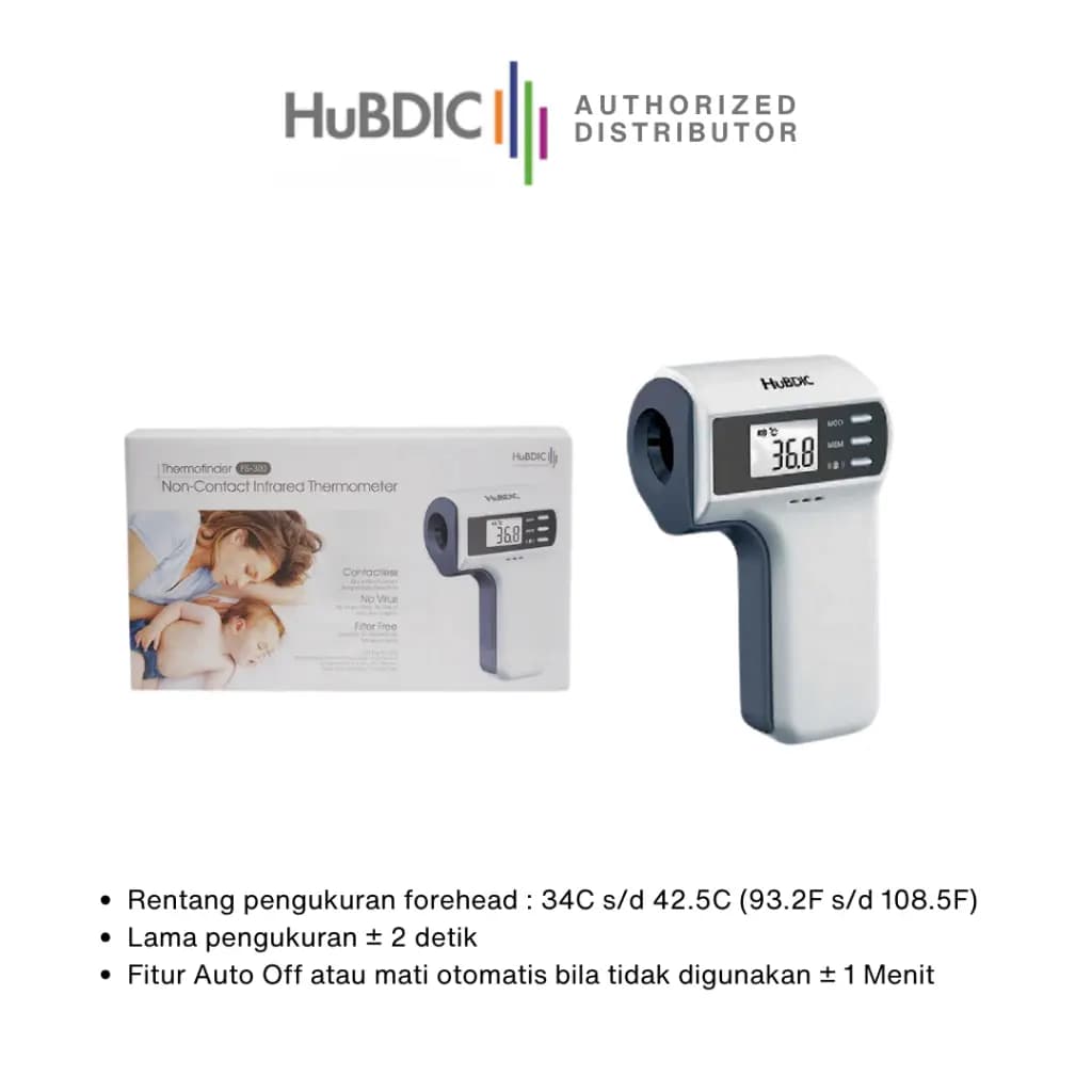HUBDIC Termometer Digital Inframerah FS-300