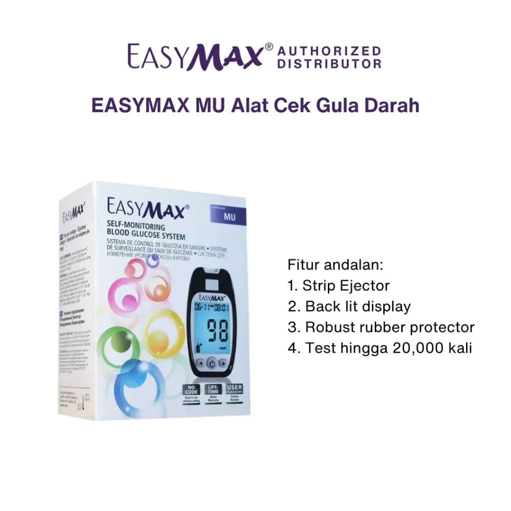 EASYMAX MU Alat Cek Gula Darah