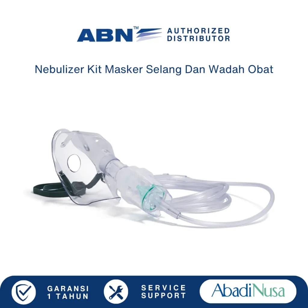 ABN Nebulizer Kit Masker Selang Dan Wadah Obat
