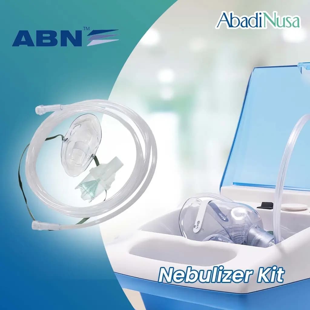 ABN Nebulizer Kit Masker Selang Dan Wadah Obat