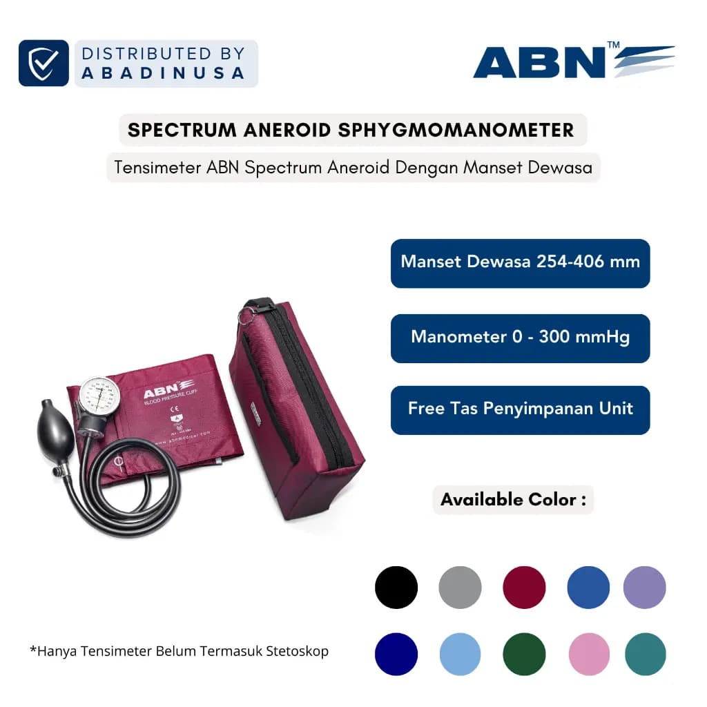 ABN Tensimeter Spectrum Aneroid Sphygmomanometer