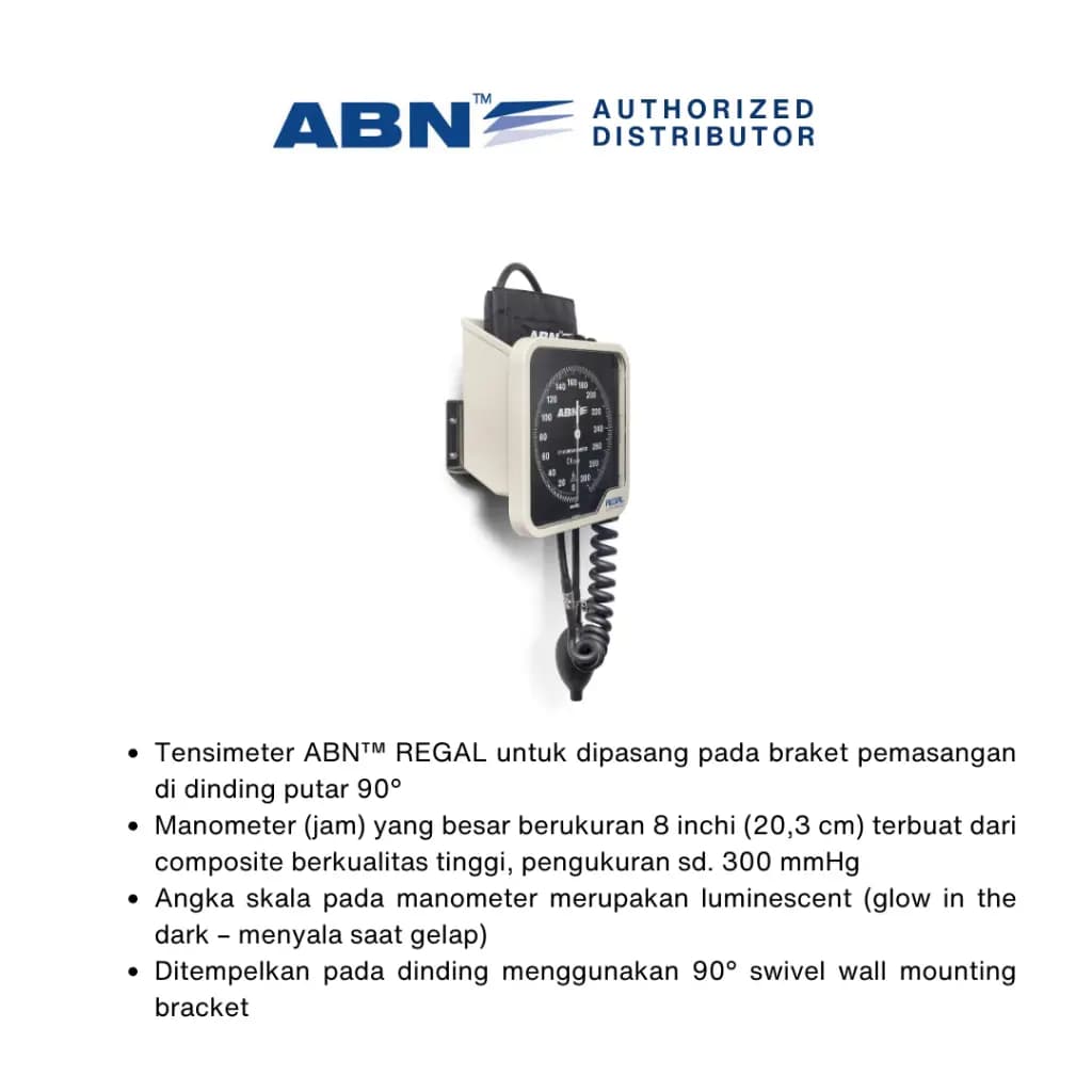 ABN Tensimeter Regal Wall Model Sphygmomanometer
