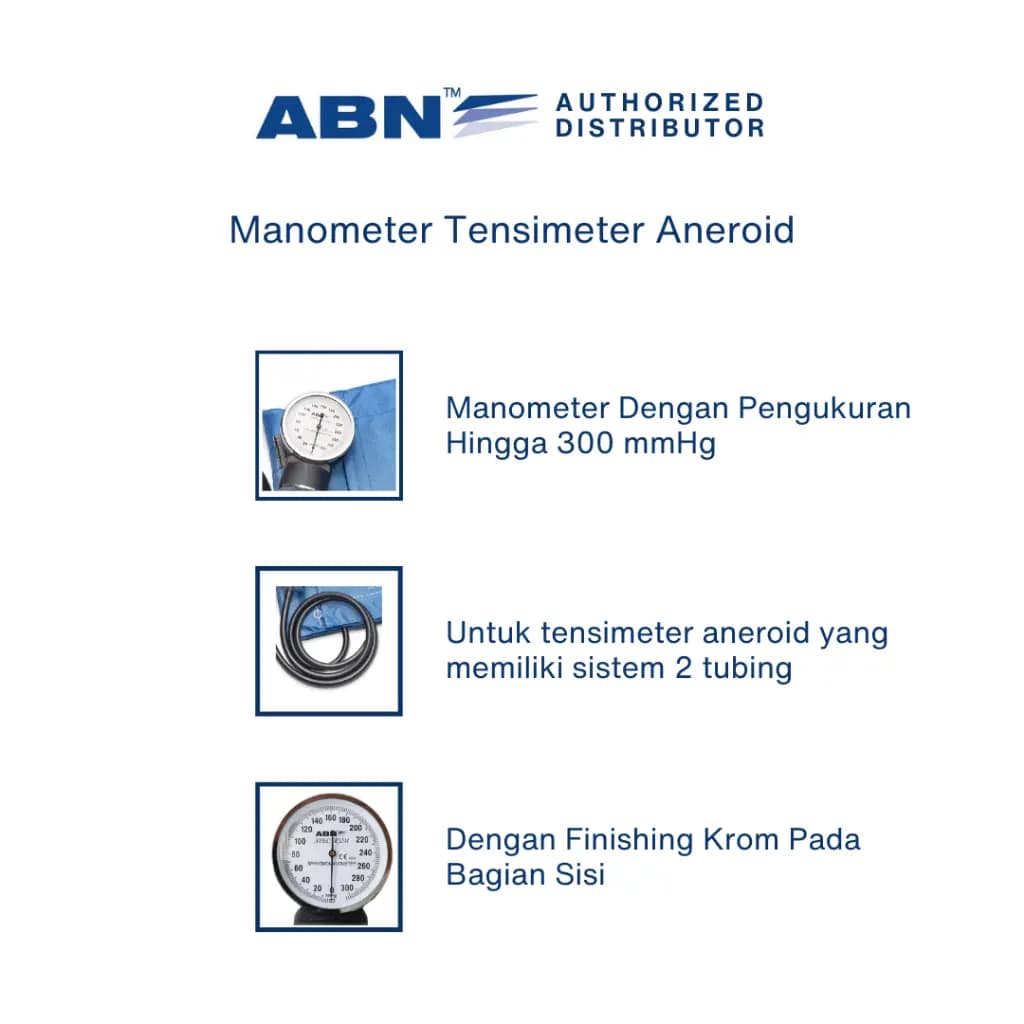 ABN Manometer Jam Tensimeter Aneroid